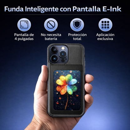 Funda NFC con Pantalla E-Ink